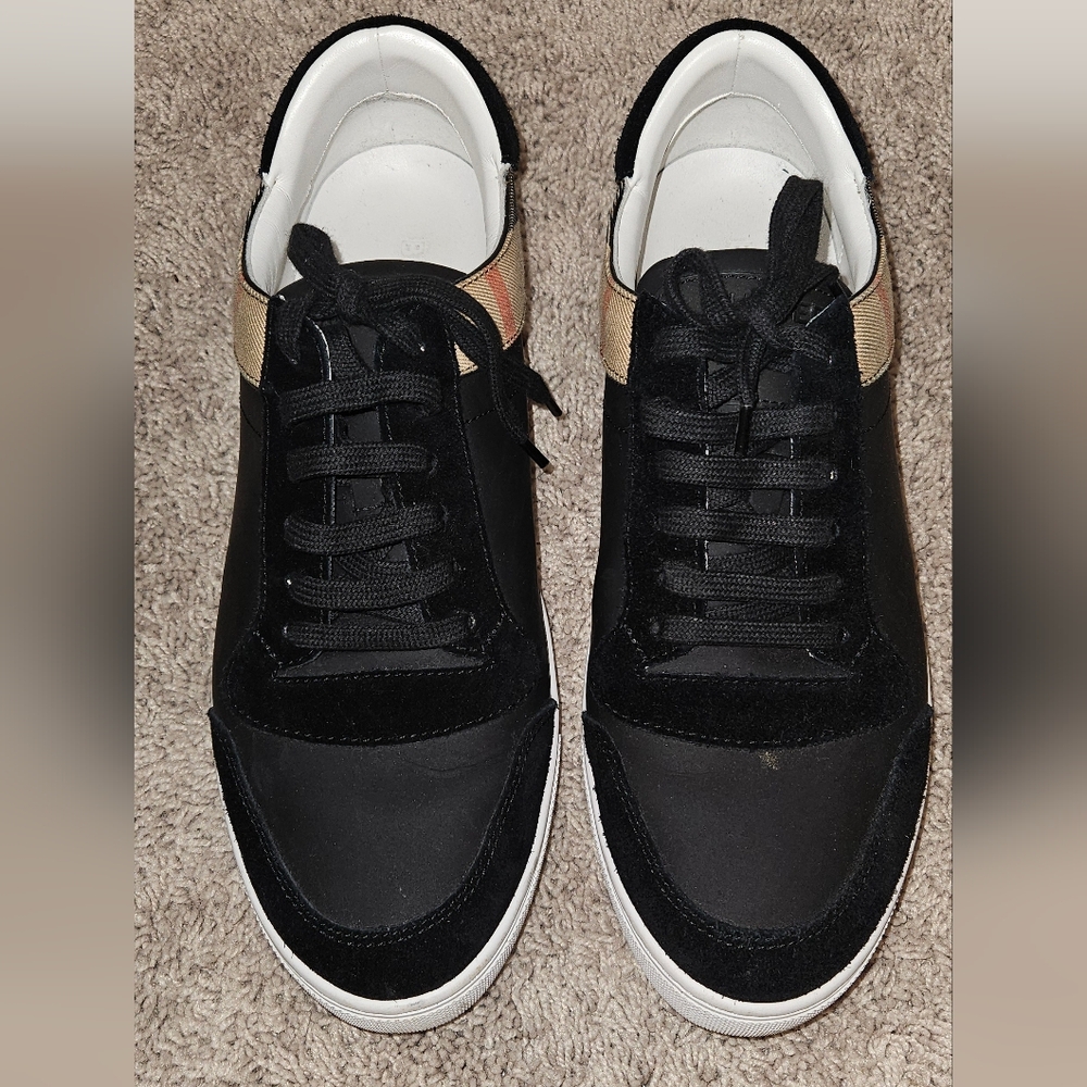 Burberry Black and Tan Men's Sneakers - Picture 3 of 6
